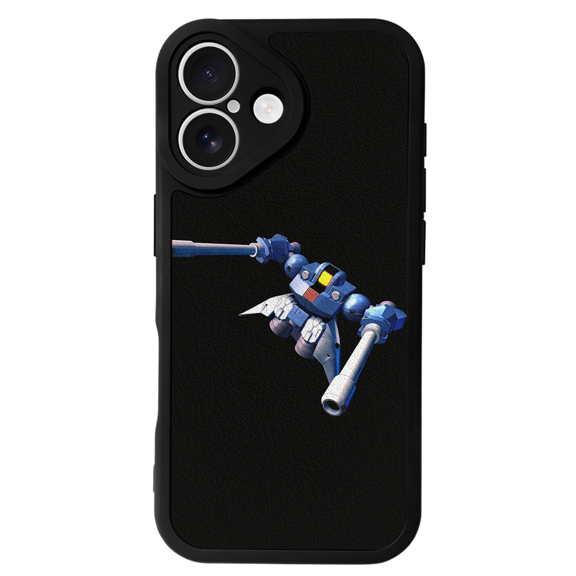 （画像用） 機動戦士ガンダム Mobile Suit Gundam 【iPhone 16シリーズ対応】シリコンスマホケース（レザー調） 材質：シリコン